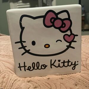 NWT Hello Kitty Ceramic Decorative Shelf Block or Wall Art